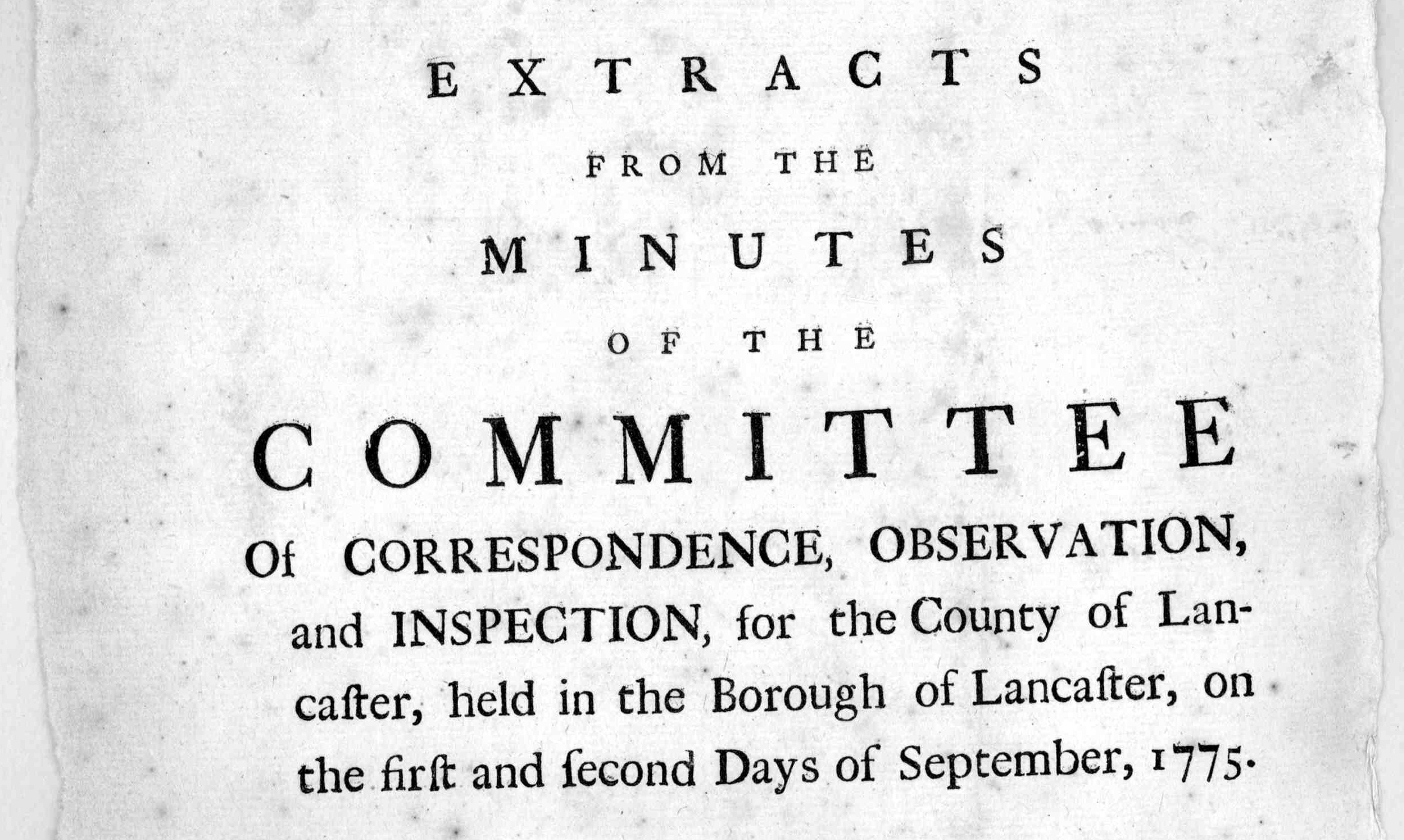 Committee of Correspondence